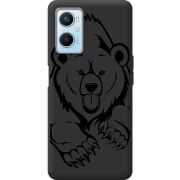 Черный чехол BoxFace OPPO A96 Grizzly Bear