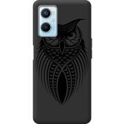 Черный чехол BoxFace OPPO A96 Owl