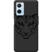 Черный чехол BoxFace OPPO A96 Tiger