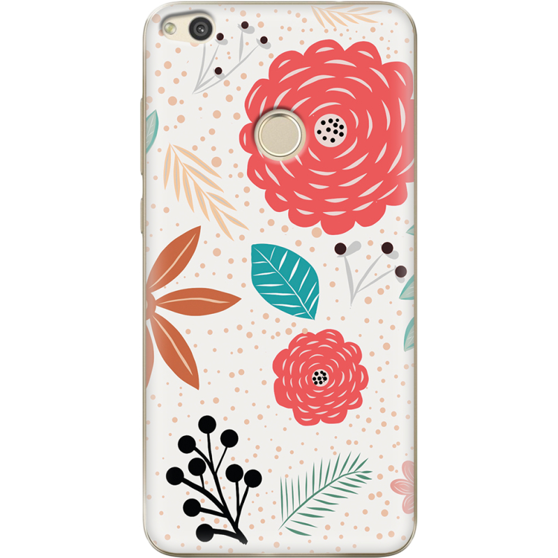 Чехол Uprint Huawei P8 Lite 2017 Line Flowers