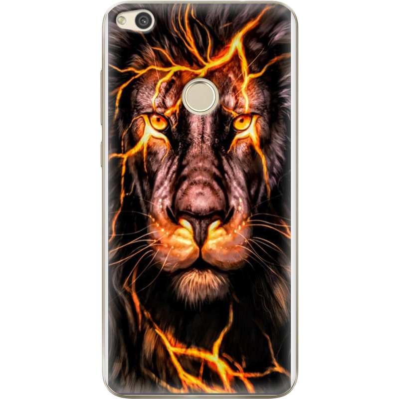 Чехол Uprint Huawei P8 Lite 2017 Fire Lion