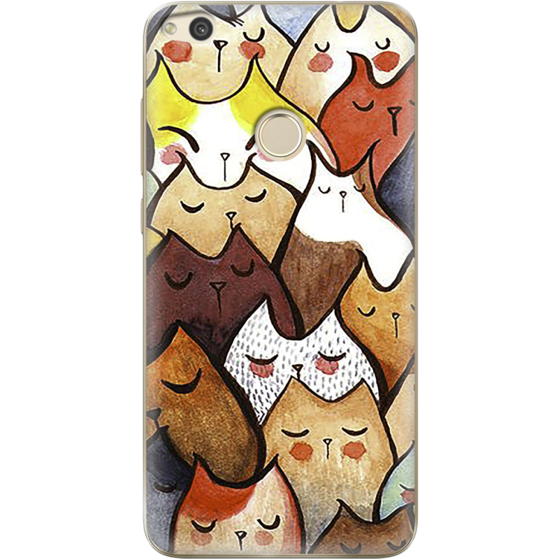Чехол Uprint Huawei P8 Lite 2017 Sleepy Cats