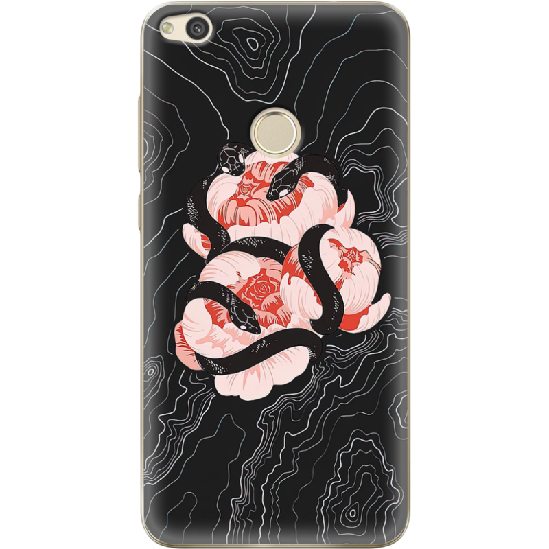 Чехол Uprint Huawei P8 Lite 2017 Snake Rose