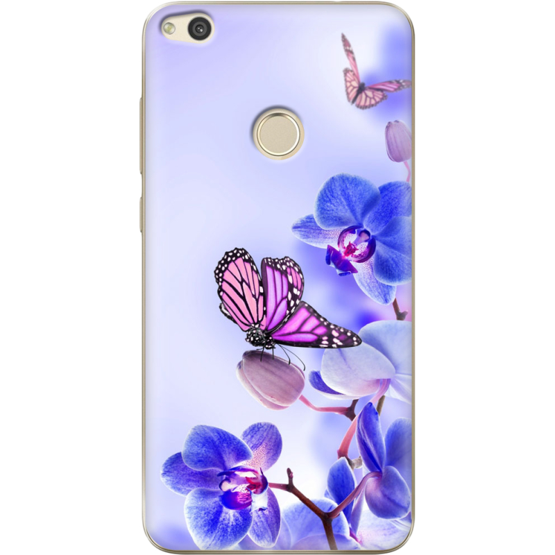 Чехол Uprint Huawei P8 Lite 2017 Orchids and Butterflies