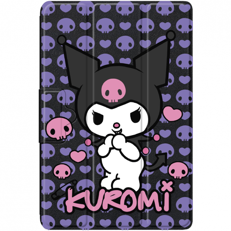 Чехол для Realme Pad mini Kuromi Purple Skull