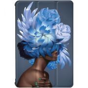 Чехол для Samsung Galaxy Tab S7 (T875) Exquisite Blue Flowers