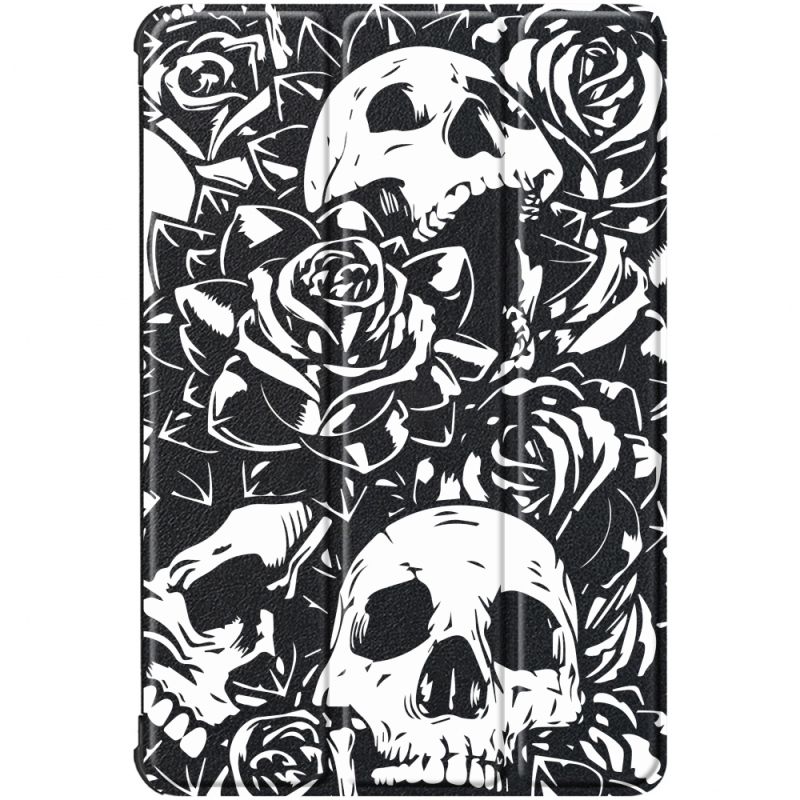 Чехол для Samsung Galaxy Tab S7 Plus (T970/T975) Skull and Roses