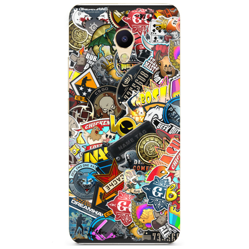 Чехол Uprint Meizu M5s CS:Go Stickerbombing