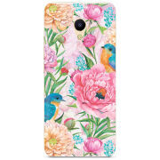 Чехол Uprint Meizu M5s Birds in Flowers