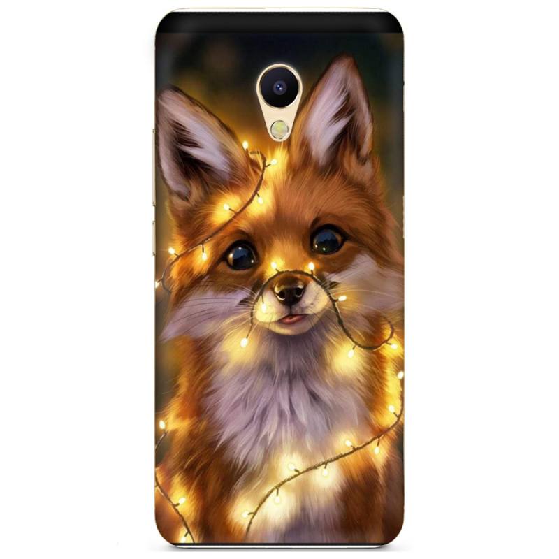 Чехол Uprint Meizu M5s Різдвяна лисичка
