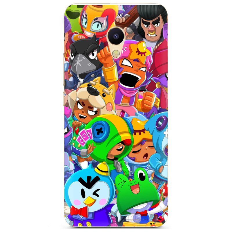 Чехол Uprint Meizu M5s friends brawl stars