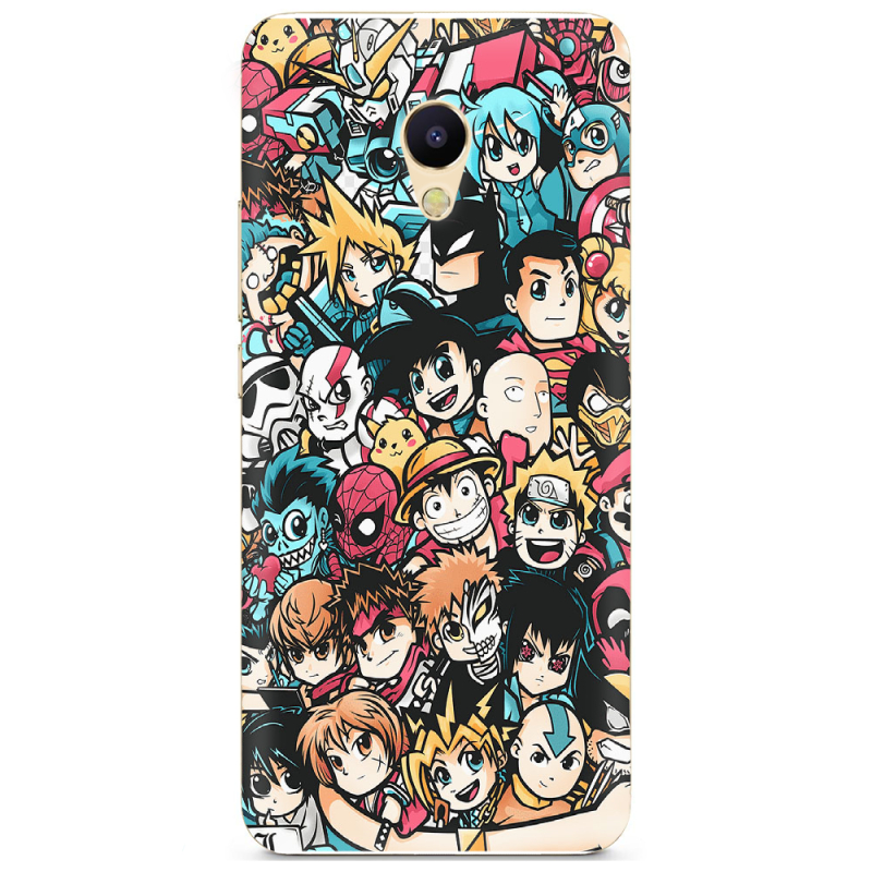 Чехол Uprint Meizu M5s Anime Stickers