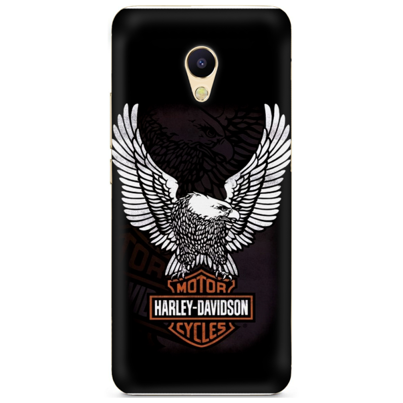 Чехол Uprint Meizu M5s Harley Davidson and eagle