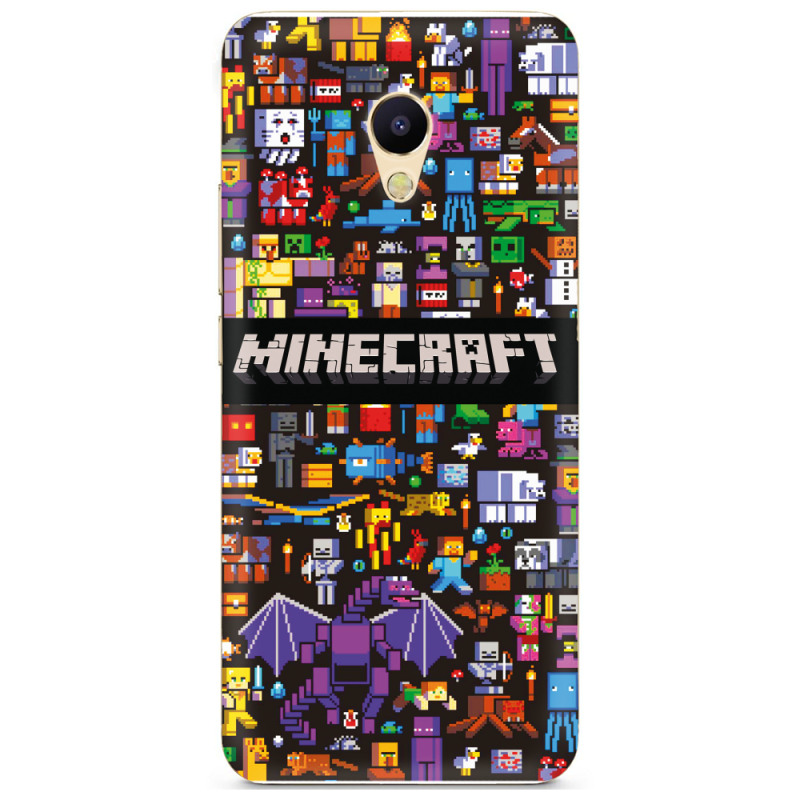 Чехол Uprint Meizu M5s Minecraft Mobbery