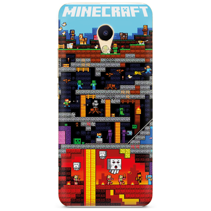 Чехол Uprint Meizu M5s Minecraft Lode Runner