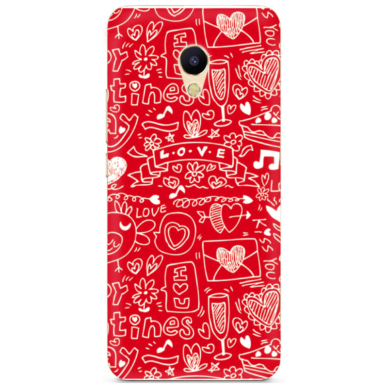 Чехол Uprint Meizu M5s Happy Valentines