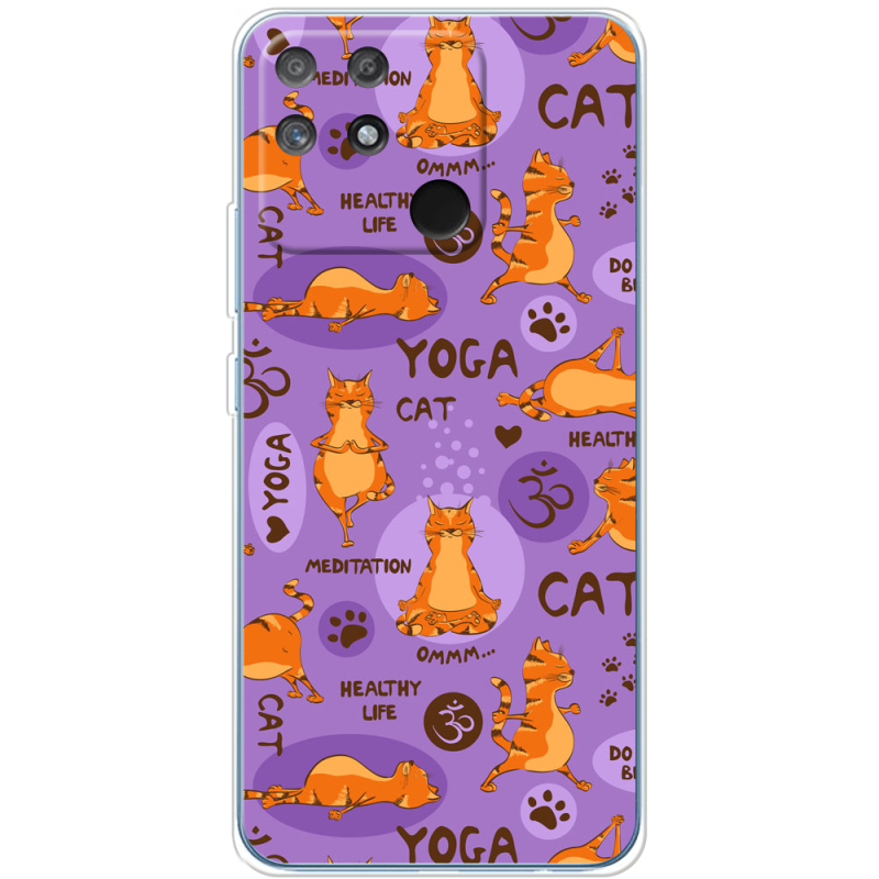 Чехол BoxFace Realme Narzo 50A Yoga Cat