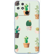 Чехол BoxFace Realme Narzo 50A L-green Cacti