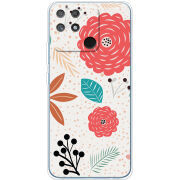 Чехол BoxFace Realme Narzo 50A Line Flowers