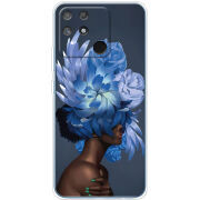 Чехол BoxFace Realme Narzo 50A Exquisite Blue Flowers