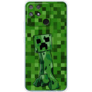 Чехол BoxFace Realme Narzo 50A Minecraft Creeper