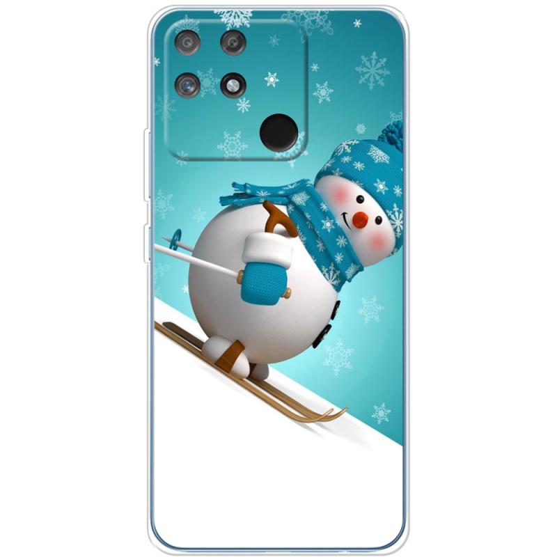 Чехол BoxFace Realme Narzo 50A Skier Snowman