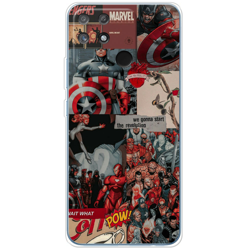 Чехол BoxFace Realme Narzo 50A Marvel Avengers