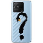 Прозрачный чехол BoxFace Realme Narzo 50A Swan question