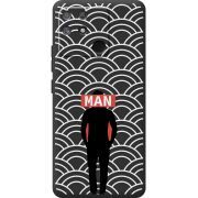 Черный чехол BoxFace Realme Narzo 50A Man Pattern