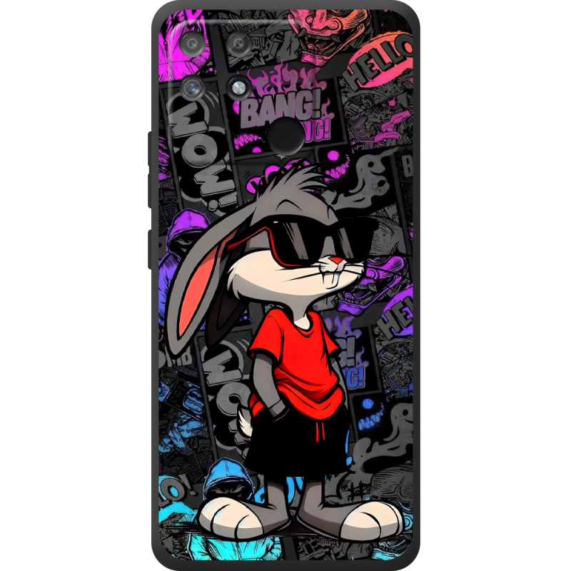 Черный чехол BoxFace Realme Narzo 50A Малий вухань