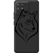 Черный чехол BoxFace Realme Narzo 50A Wolf