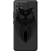 Черный чехол BoxFace Realme Narzo 50A Owl