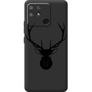 Черный чехол BoxFace Realme Narzo 50A Deer