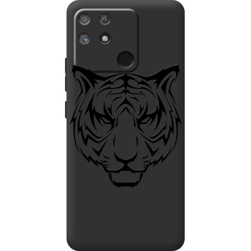 Черный чехол BoxFace Realme Narzo 50A Tiger