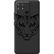 Черный чехол BoxFace Realme Narzo 50A Tiger