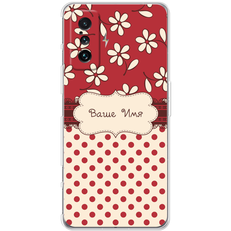 Чехол BoxFace Poco F4 GT Именной Polka Dots