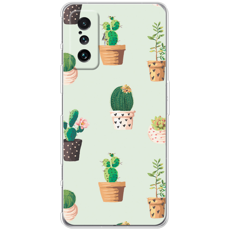 Чехол BoxFace Poco F4 GT L-green Cacti