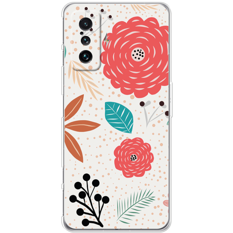 Чехол BoxFace Poco F4 GT Line Flowers