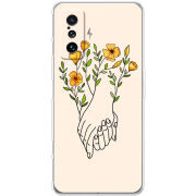 Чехол BoxFace Poco F4 GT Flower Hands