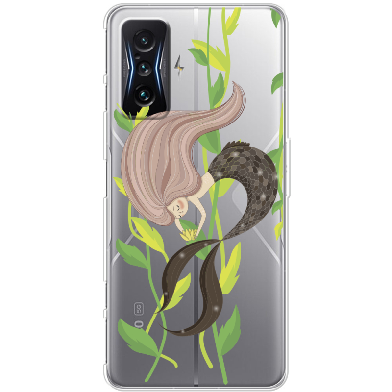 Прозрачный чехол BoxFace Poco F4 GT Cute Mermaid