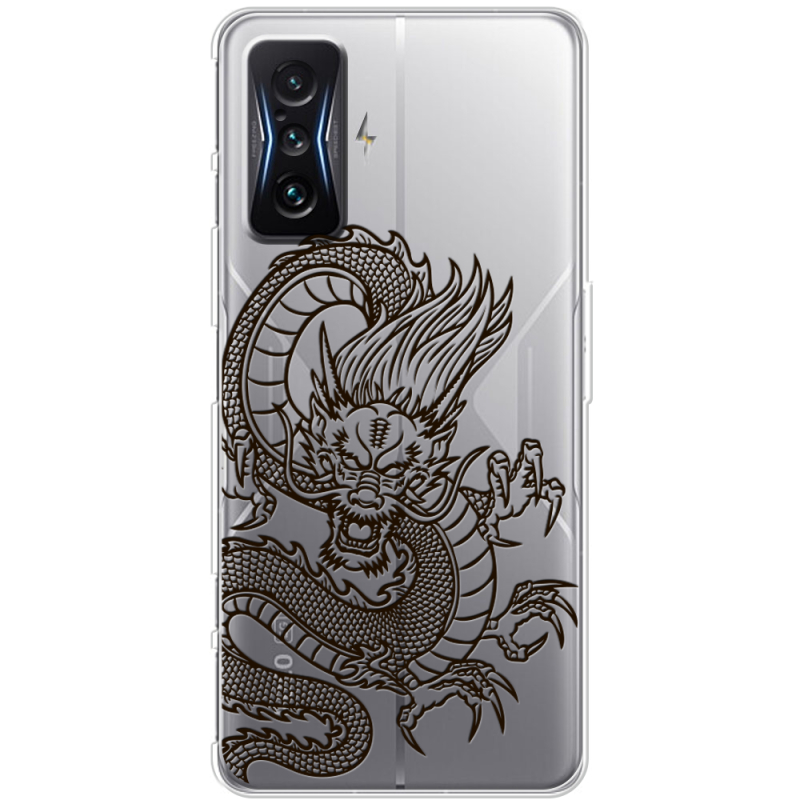 Прозрачный чехол BoxFace Poco F4 GT Chinese Dragon