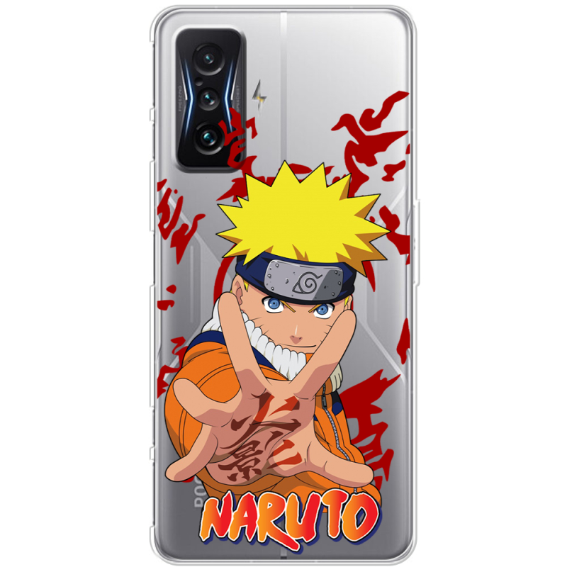 Прозрачный чехол BoxFace Poco F4 GT Naruto