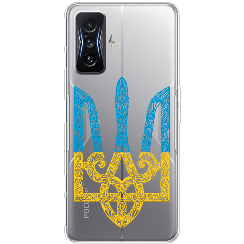 Прозрачный чехол BoxFace Poco F4 GT Gold Trident