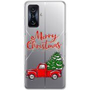 Прозрачный чехол BoxFace Poco F4 GT Holiday Car