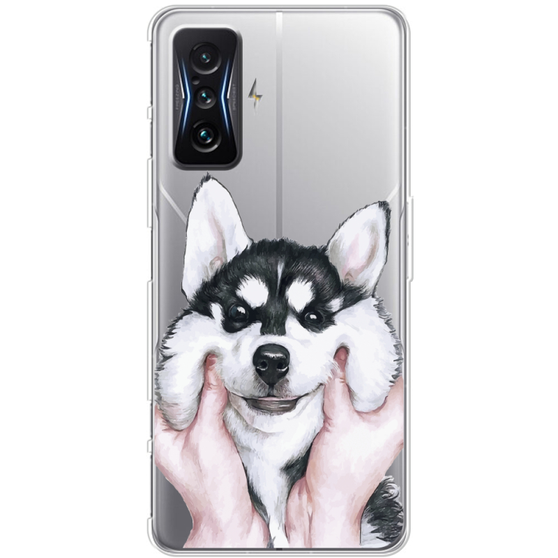 Прозрачный чехол BoxFace Poco F4 GT Husky