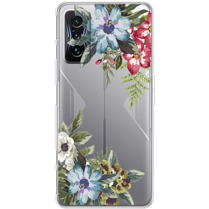 Прозрачный чехол BoxFace Poco F4 GT Floral