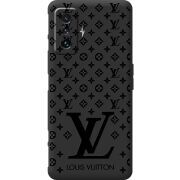 Черный чехол BoxFace Poco F4 GT LV Style