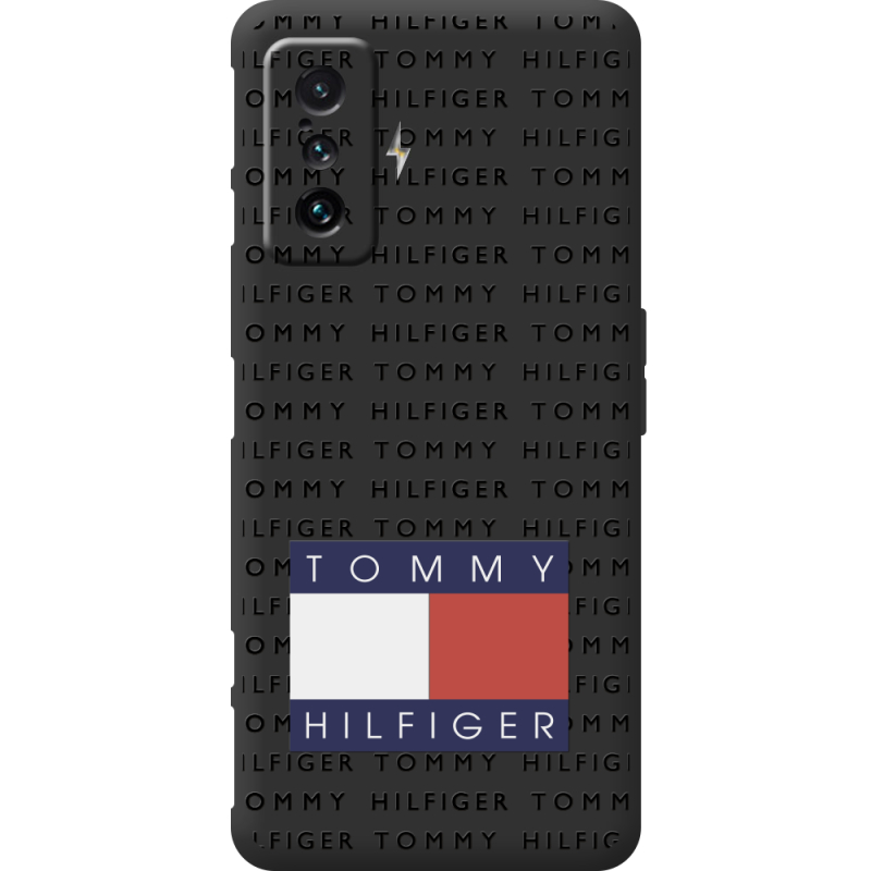 Черный чехол BoxFace Poco F4 GT Tommy Print