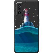 Черный чехол BoxFace Poco F4 GT Lighthouse