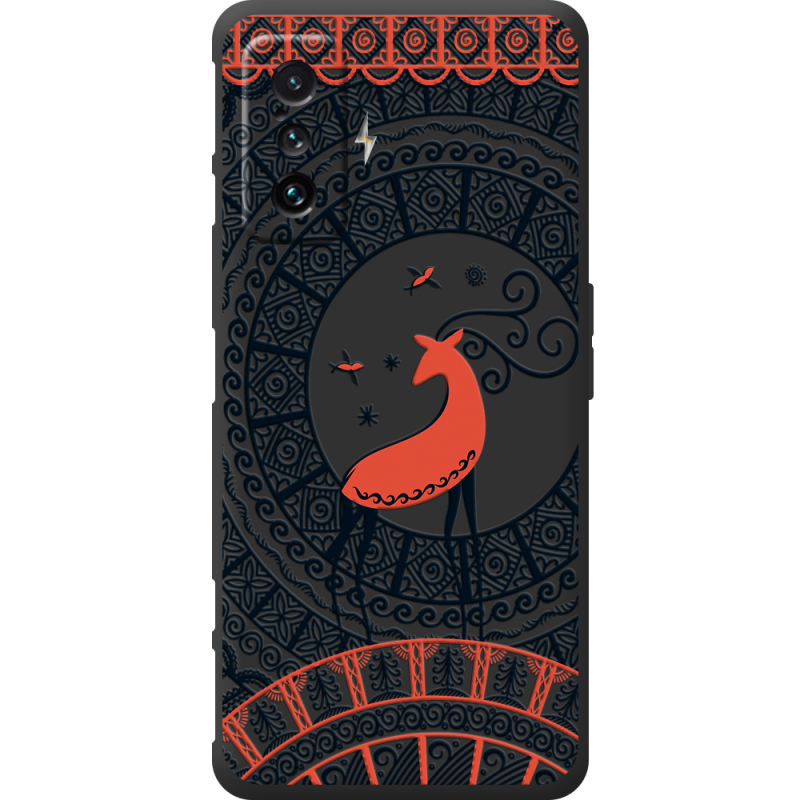 Черный чехол BoxFace Poco F4 GT Ornament